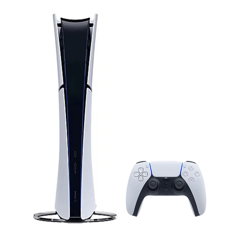 کنسول بازی سونی PlayStation 5 Slim Digital Edition ظرفیت 1 ترابایت ریجن اروپا مدل 2116 با دو دسته اورجینال - Image 2