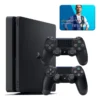 کنسول بازی Playstation 4 Slim ظرفیت 1 ترابایت کپی خور با دو دسته اورجینال همراه با بازی