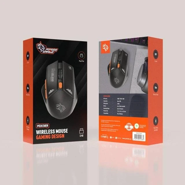 ماوس گیمینگ بی سیم پرودو مدل PDX323BK - Image 7