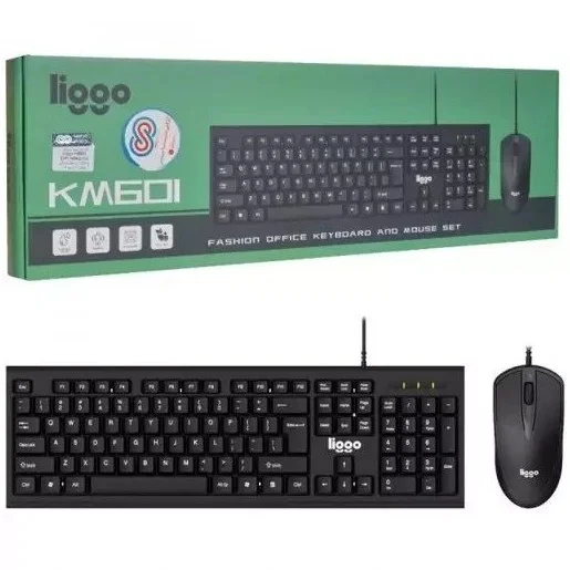 کیبورد و ماوس با سیم لیگو liggo مدل KM601 - Image 3